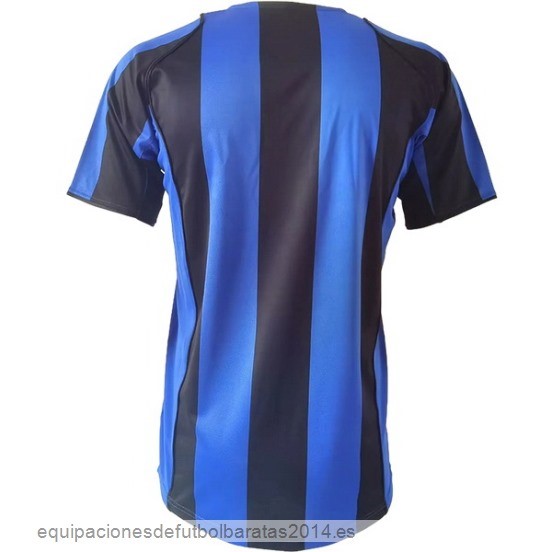 Nuevo 1ª Camiseta Inter Milan Retro 2004 2005 Azul Baratas